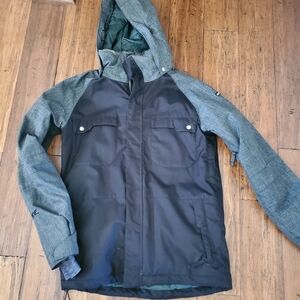 Men's Black and Gray Performance Jacket
